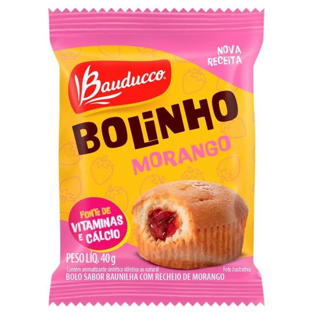 Bolinho Bauducco Morango 40g