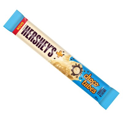 Chocotubes Hersheys 25g - Branco