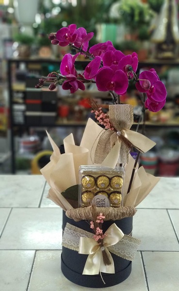 Box Orquídea e ferrero 