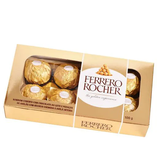 Chocolate Ferrero Rocher com 8 Unidades