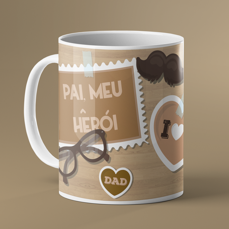 Caneca pai vintage