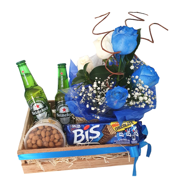 Cesta de Cervejas Blue