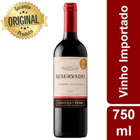 Vinho Reservado Concha y Toro - 750ml 