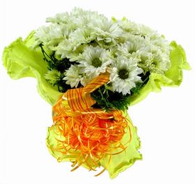 Vaso Florido com crisantemo