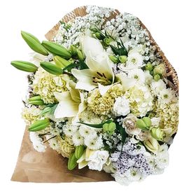 Buquê Flores Brancas - 60 Hastes 